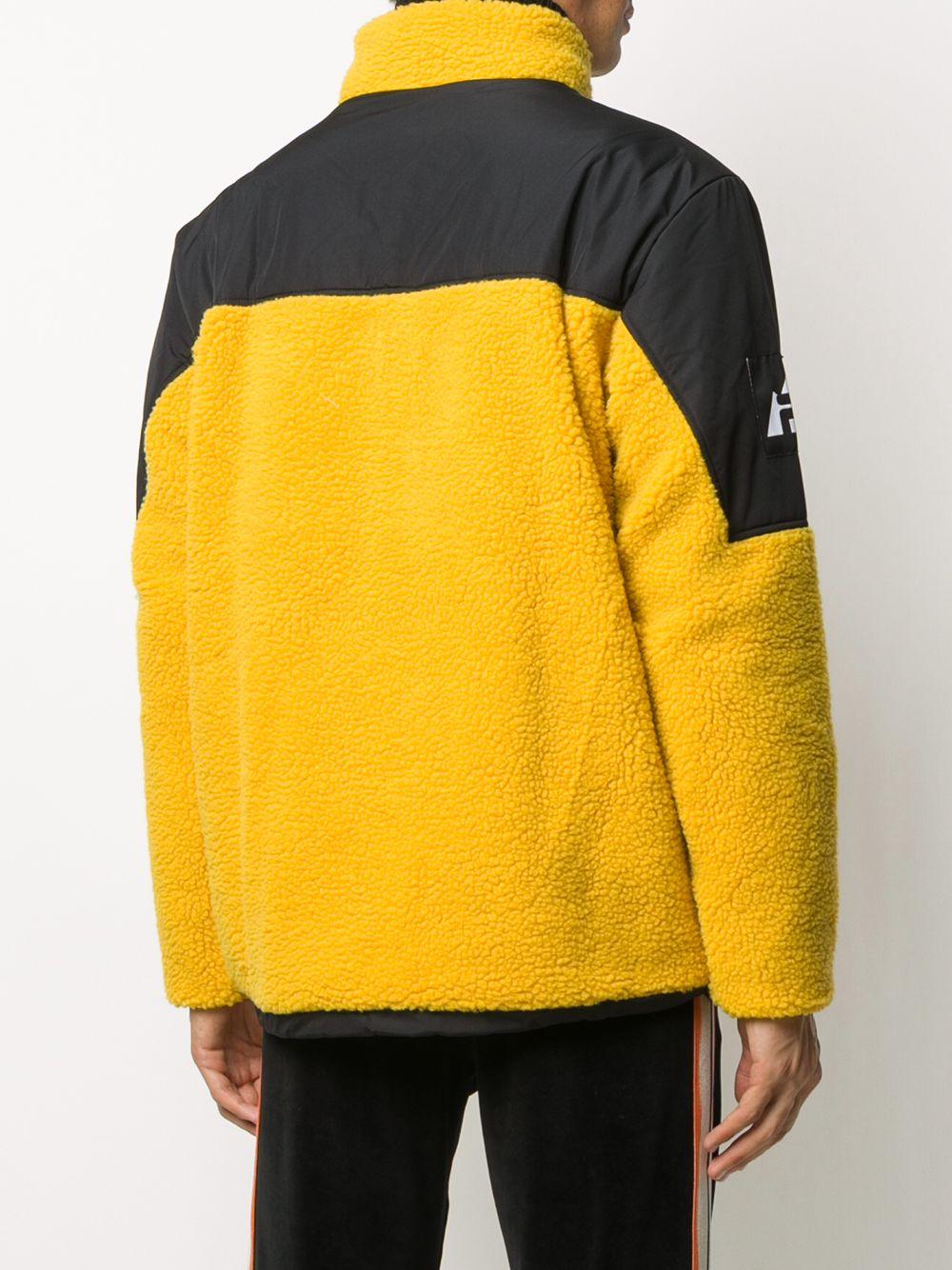 Fila Two-tone Fleece Jacket in Yellow for Men - Lyst