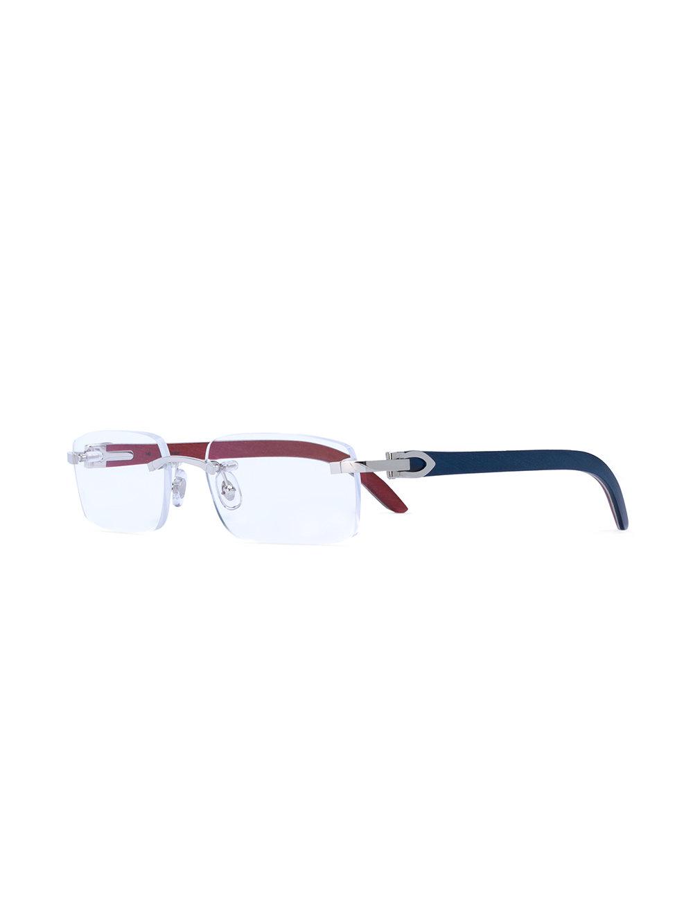 Blue And C Decor Techieblogie Info Lyst Cartier C Décor Eye00144 Eyegles In Blue