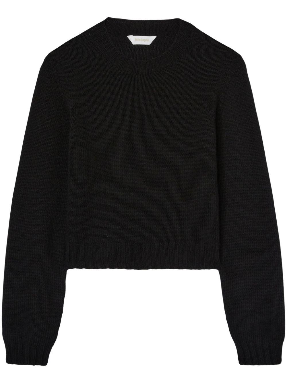 Palm Angels レディース ブラック ロゴ セーター セーター & ニット