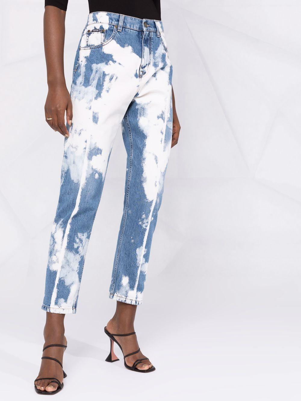 Tom Ford Denim Acid-wash Straight Jeans 