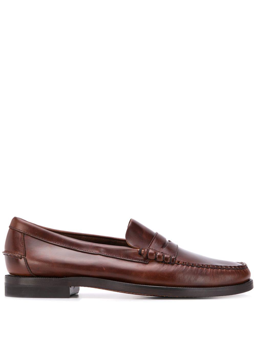 polished loafers