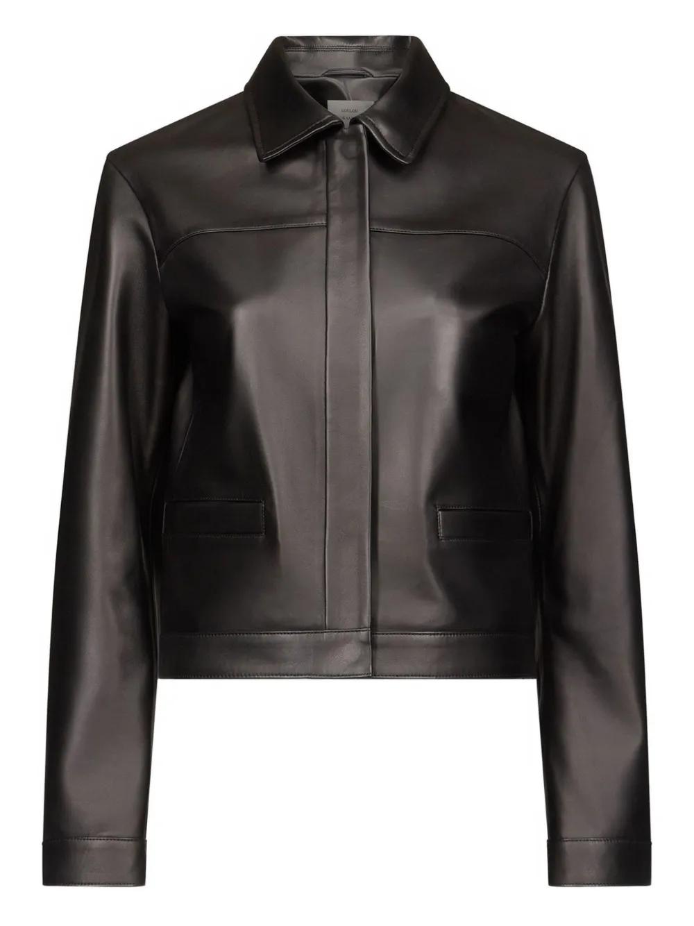 【関税込み】Loulou de Saison ブラック Ascot レザージャケット レディース Loulou de Saison レザージャケット | オンライン