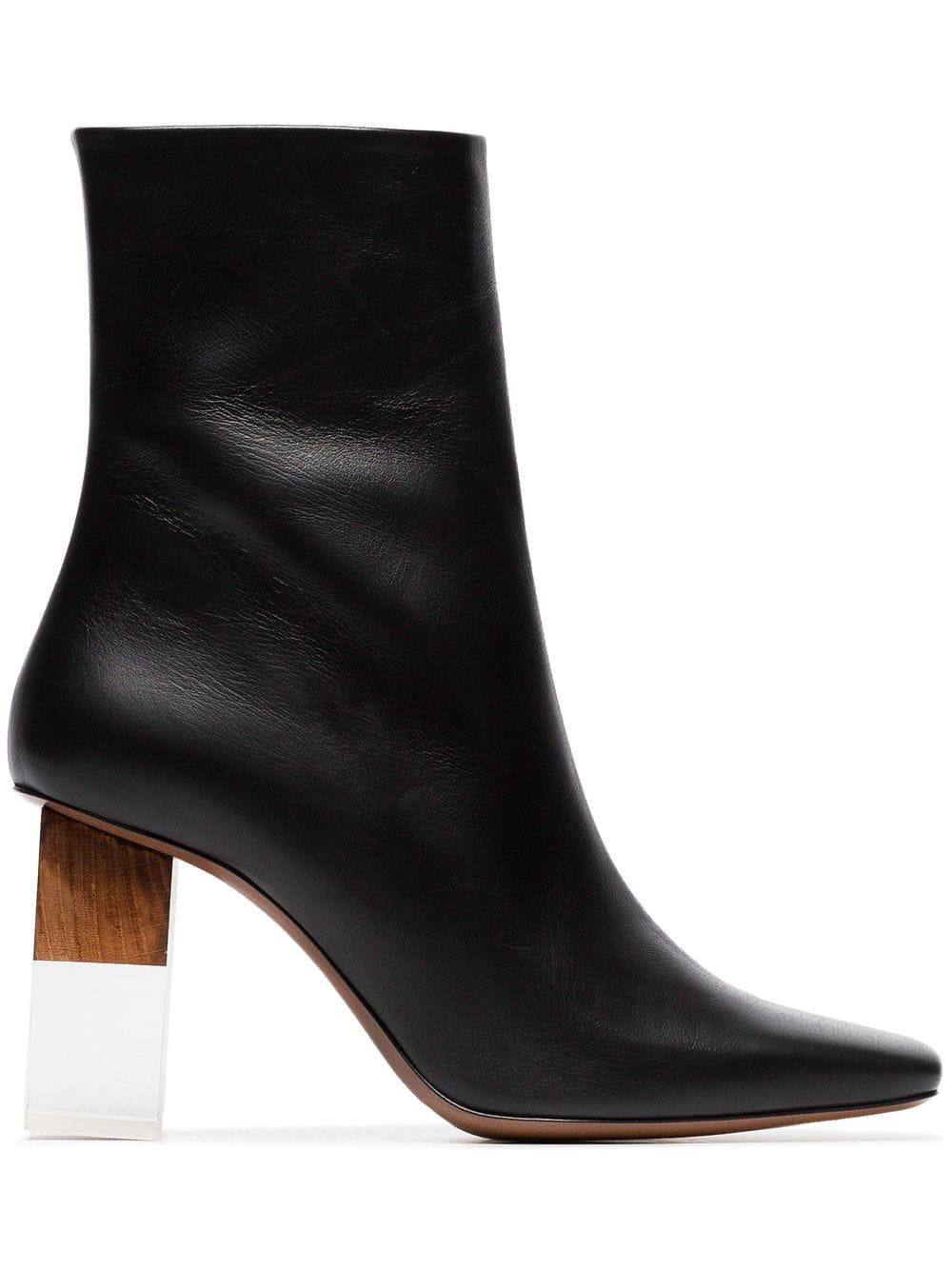 Neous Hea 80 Leather Ankle Boots in Black - Lyst