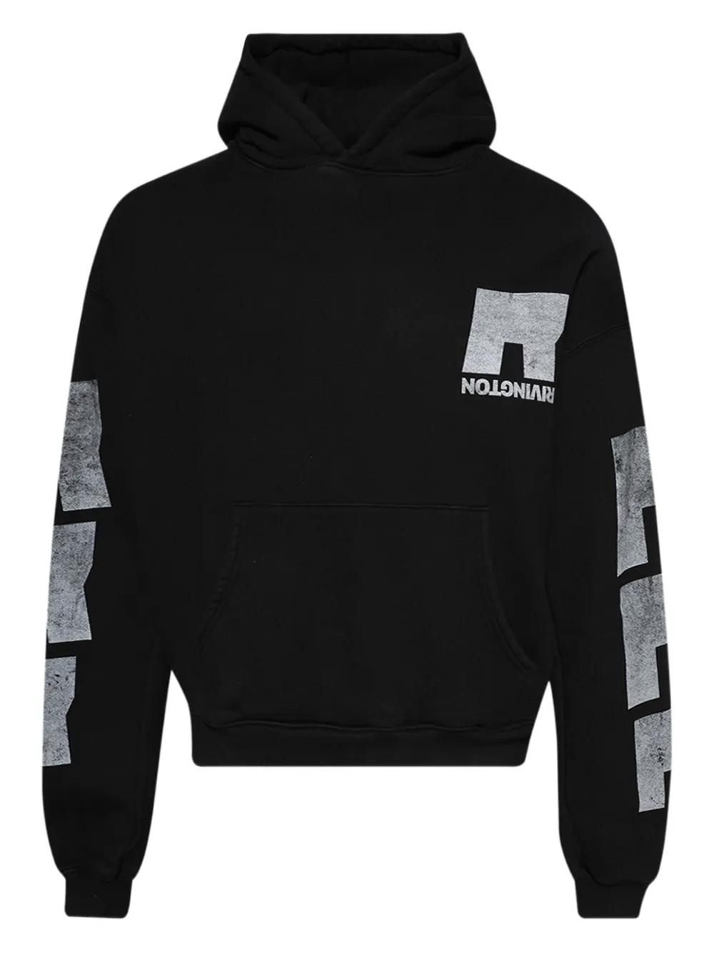 【RRR123】ヘリテージ CVA ロゴプリント フーディー RRR123 Heritage CVA Logo-Print Cotton-Jersey Hoodie for Men