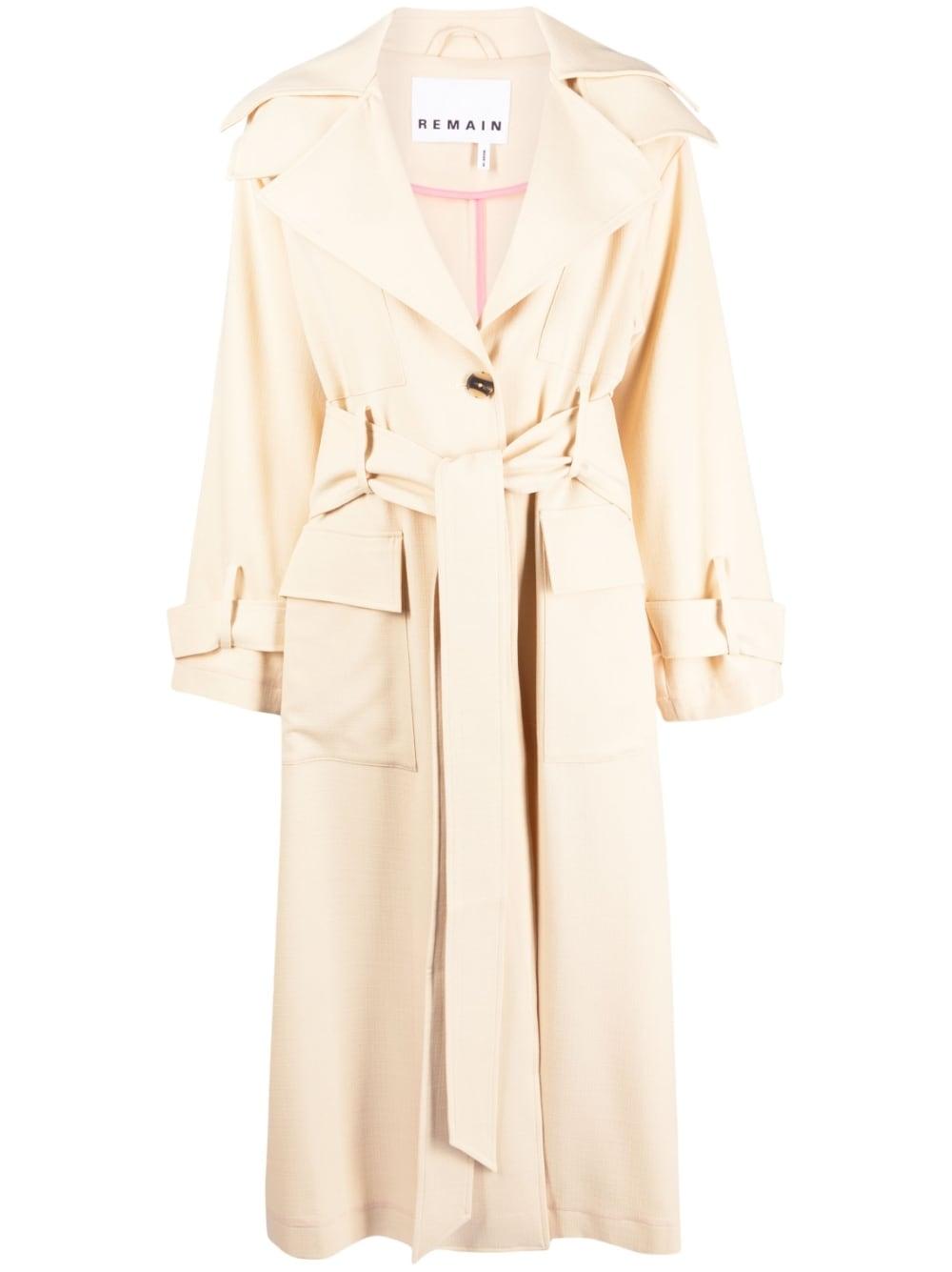 Remain Belted Trench Coat in Natural | Lyst