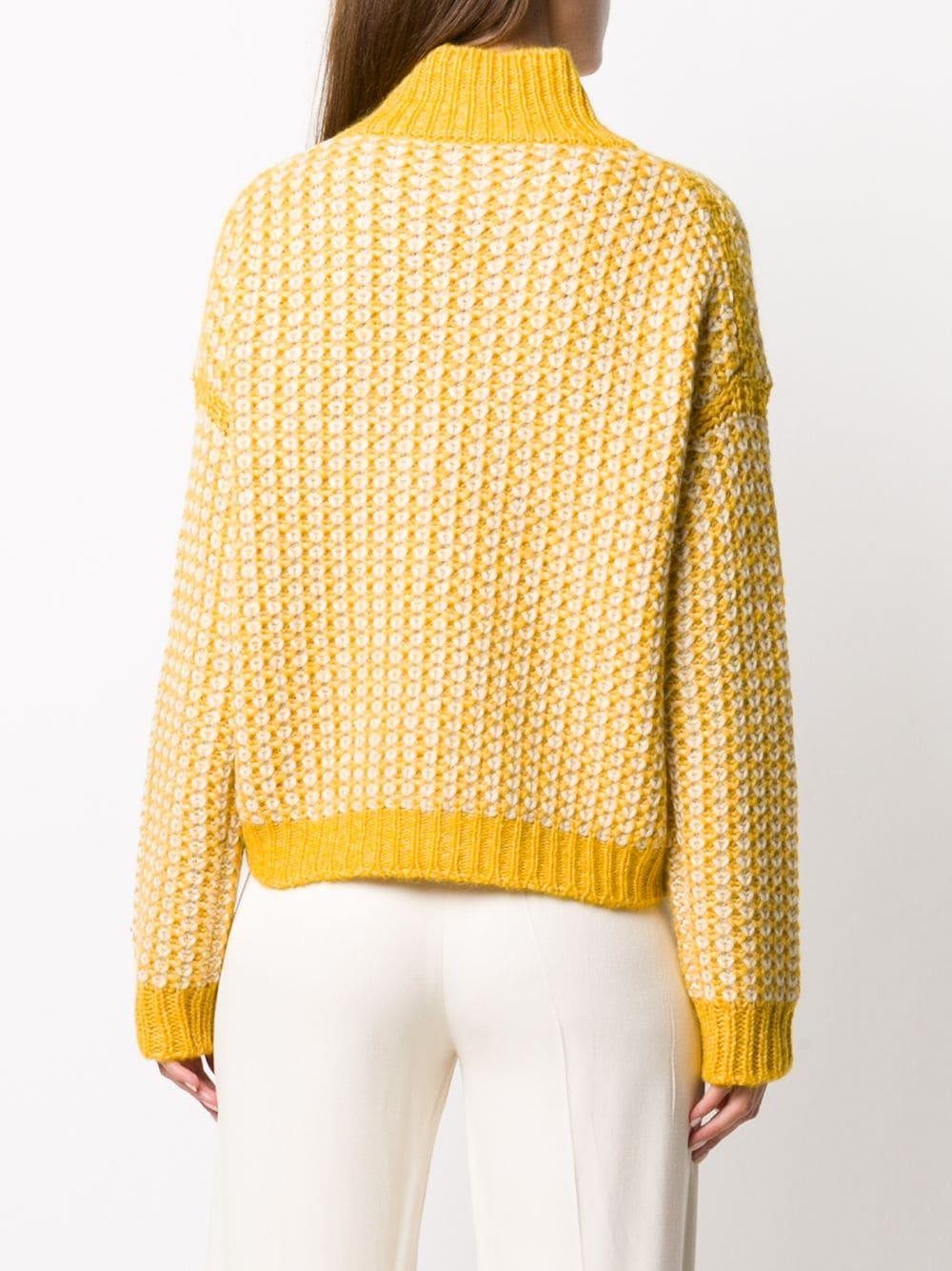 yellow hugo boss jumper
