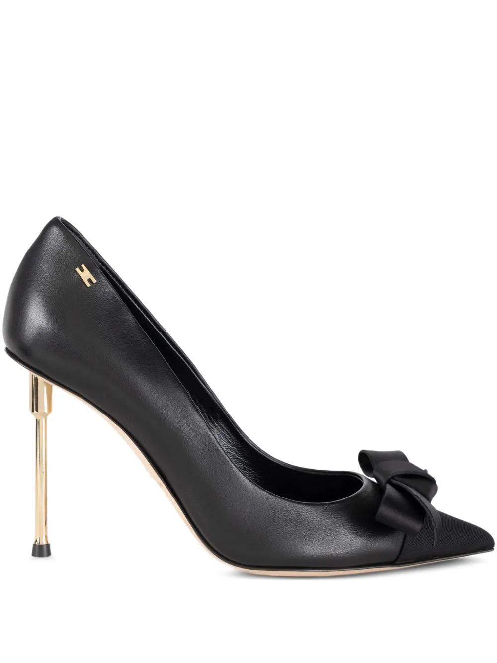 サンダル・ミュール ELISABETTA FRANCHI Nappa leather slingback with satin bow Shoe Sale: Discover the Deals | Elisabetta Franchi