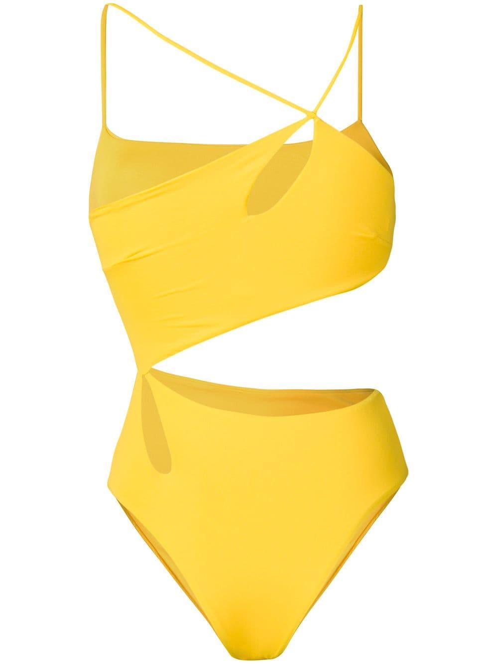 Sian Swimwear Synthetic Nella Swimsuit in Yellow - Lyst
