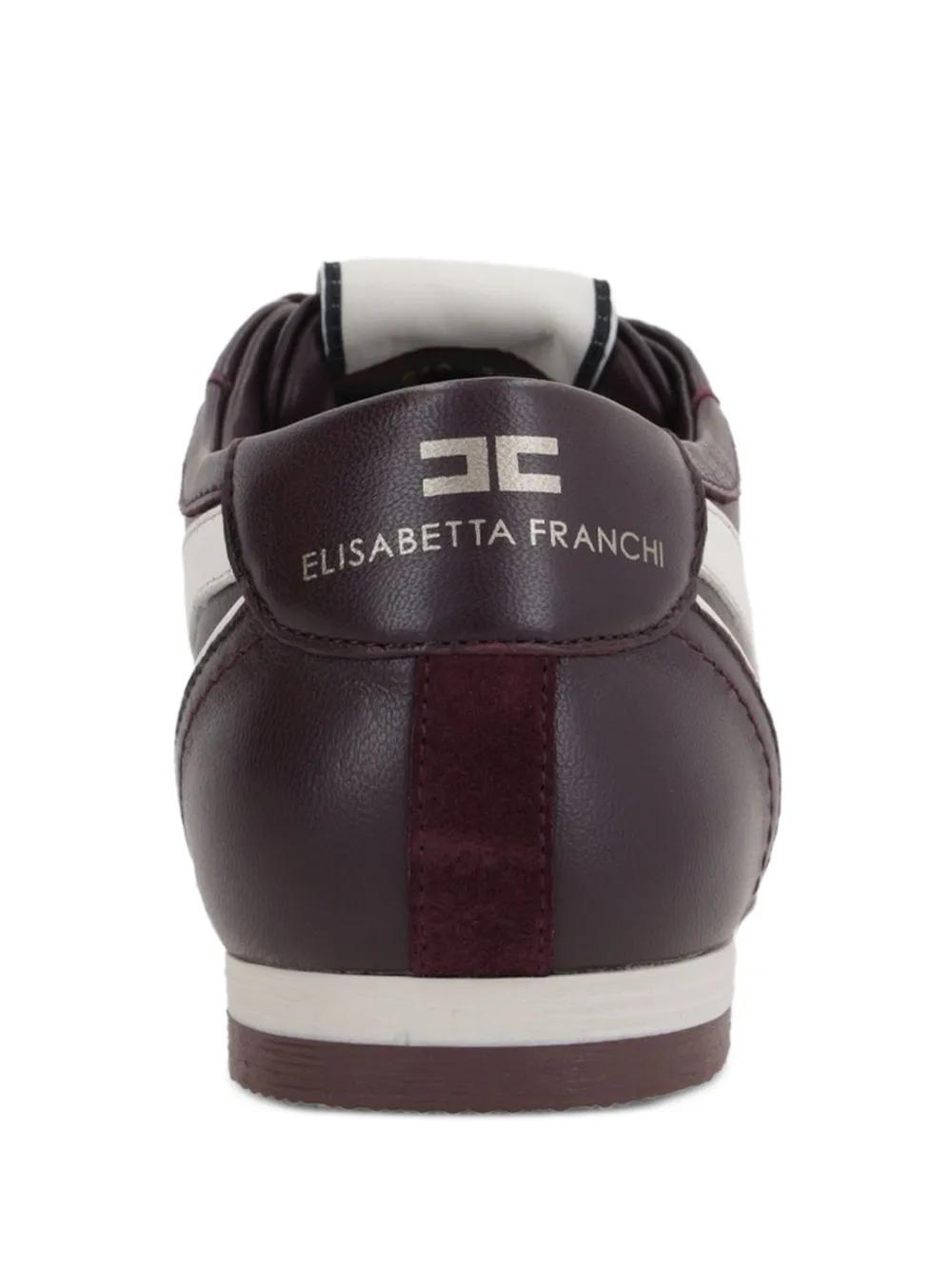 スニーカー Elisabetta Franchi Oltremare Avorio Sneaker With Logo Elisabetta Franchi Oltremare Avorio Sneaker With Logo