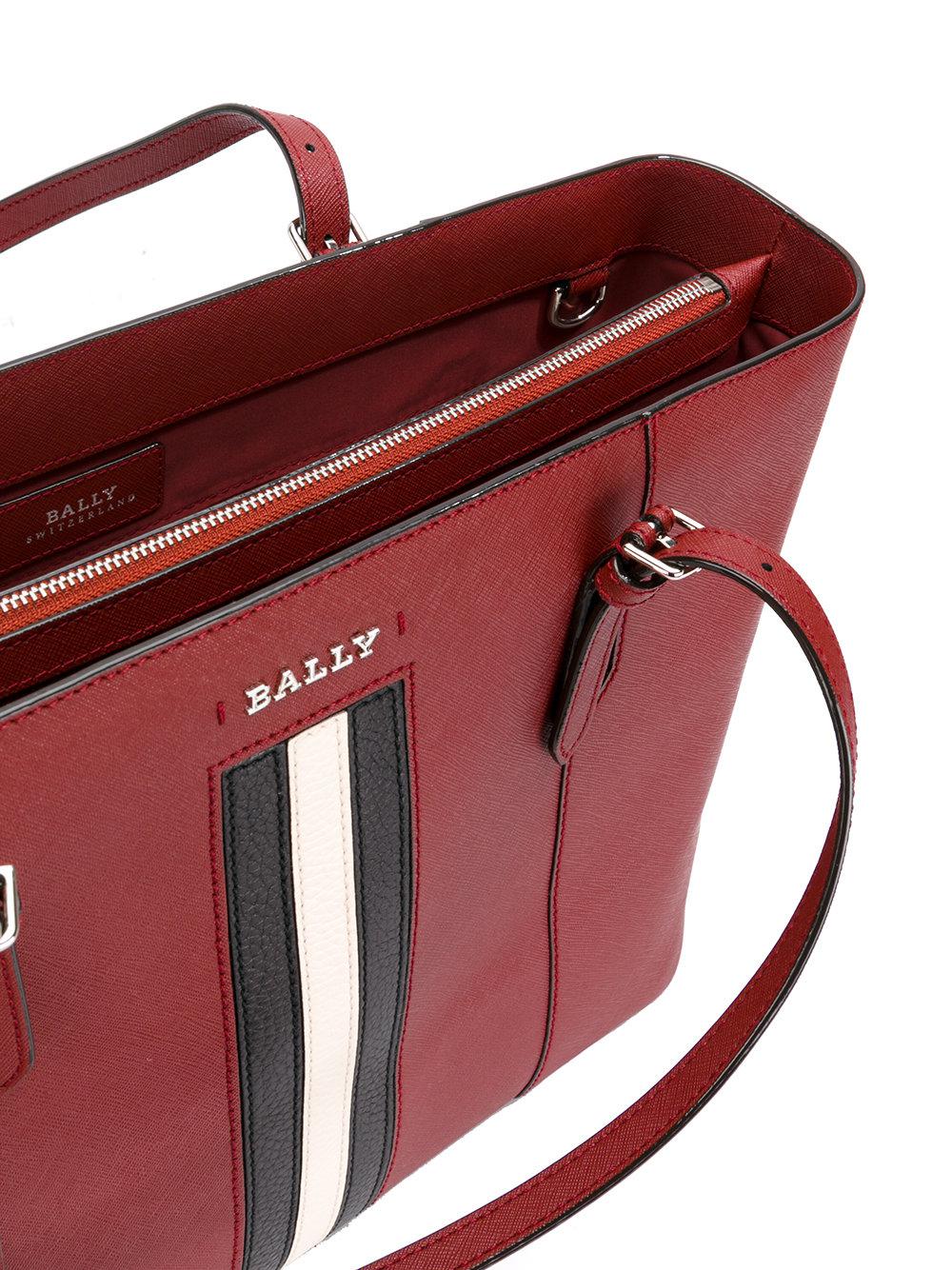 Bally Supra Large Tote Bag in Red | Lyst