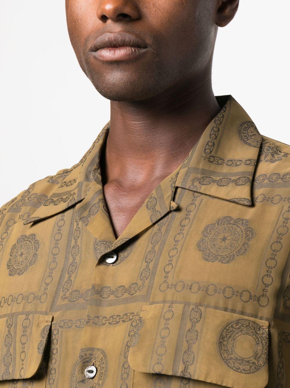 Louis Vuitton Monogram Bandana Short-Sleeved Shirt Size M for