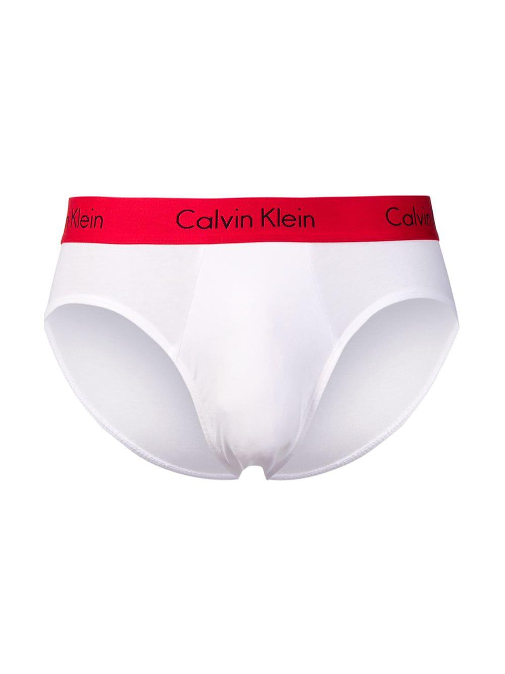 testigo bandera nacional Persuasión Calvin Klein 2 Pack Hip-briefs Pro-stretch in White for Men | Lyst