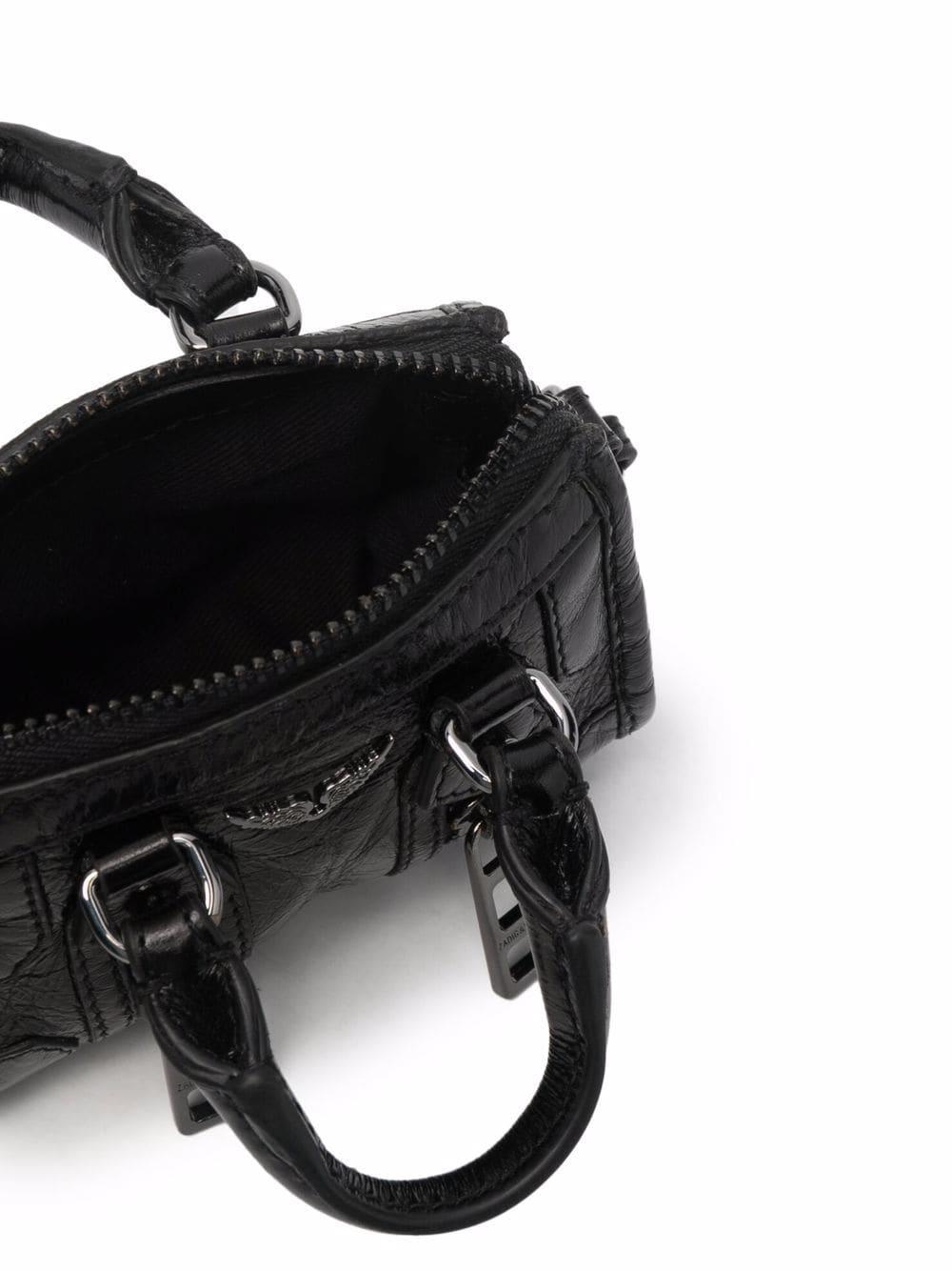 Zadig & Voltaire Sunny Mini Patent Leather Tote in Black | Lyst