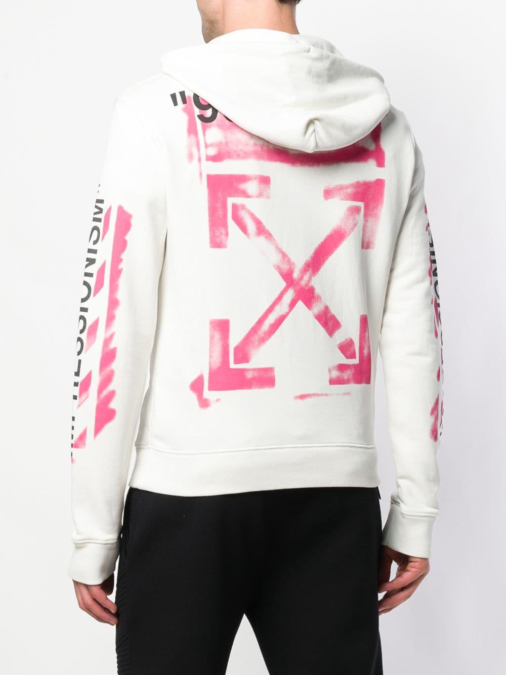 off white diag arrows hoodie