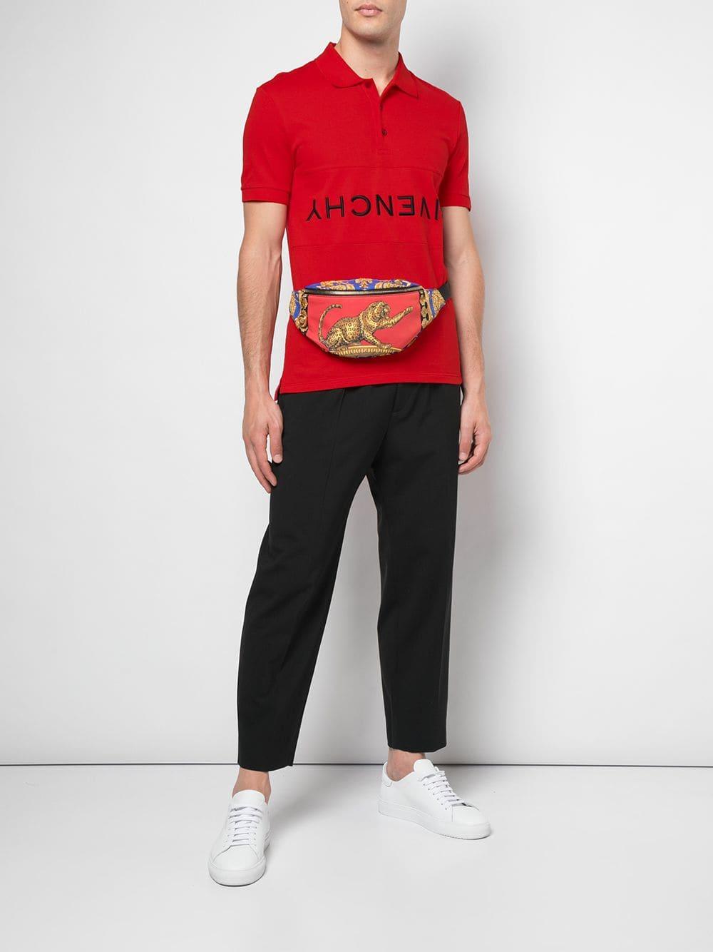 givenchy red polo shirt