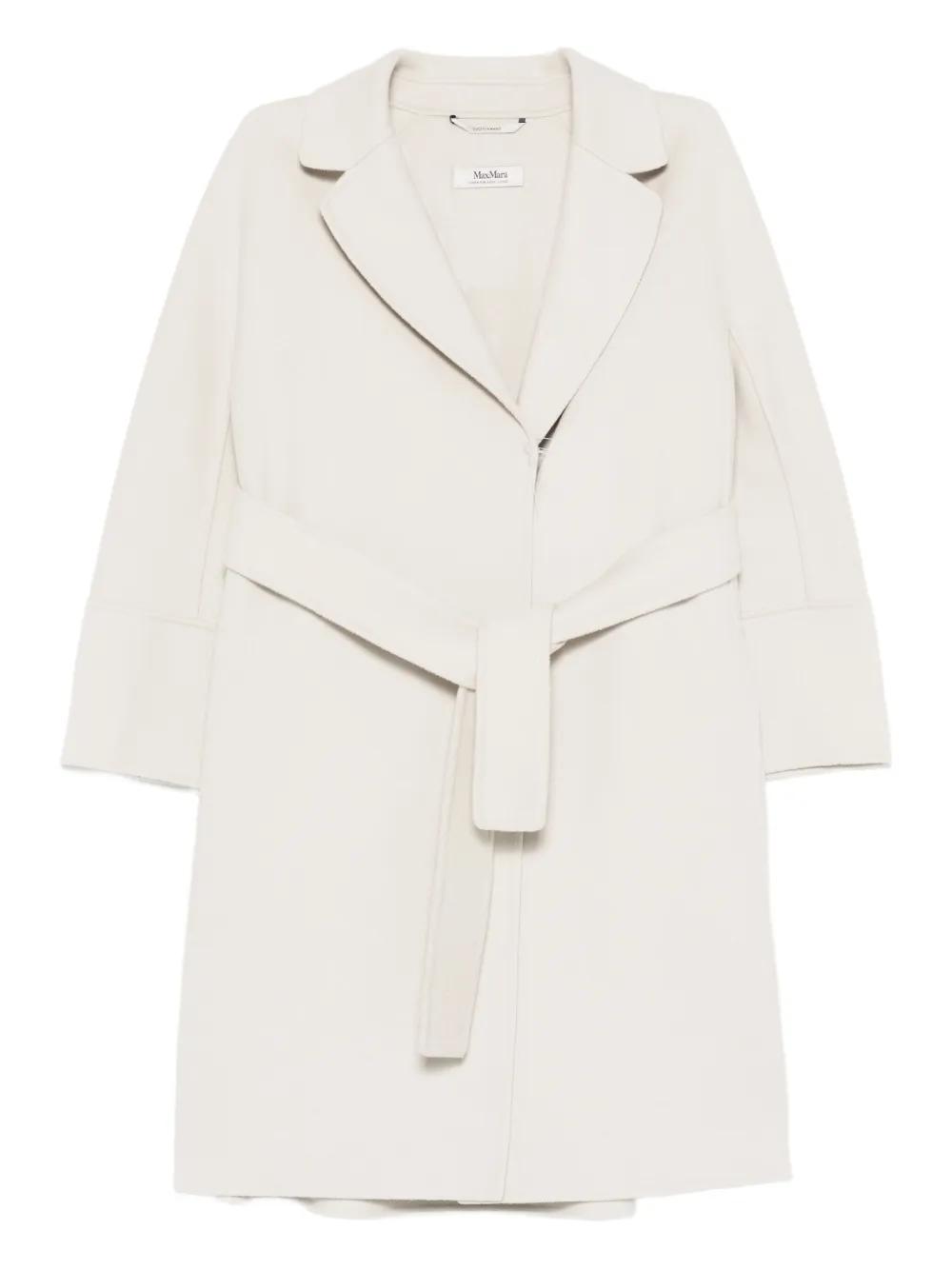 コート MAX MARA 'Baba' trench coat White Water-repellent gabardine trench coat, optical white | 