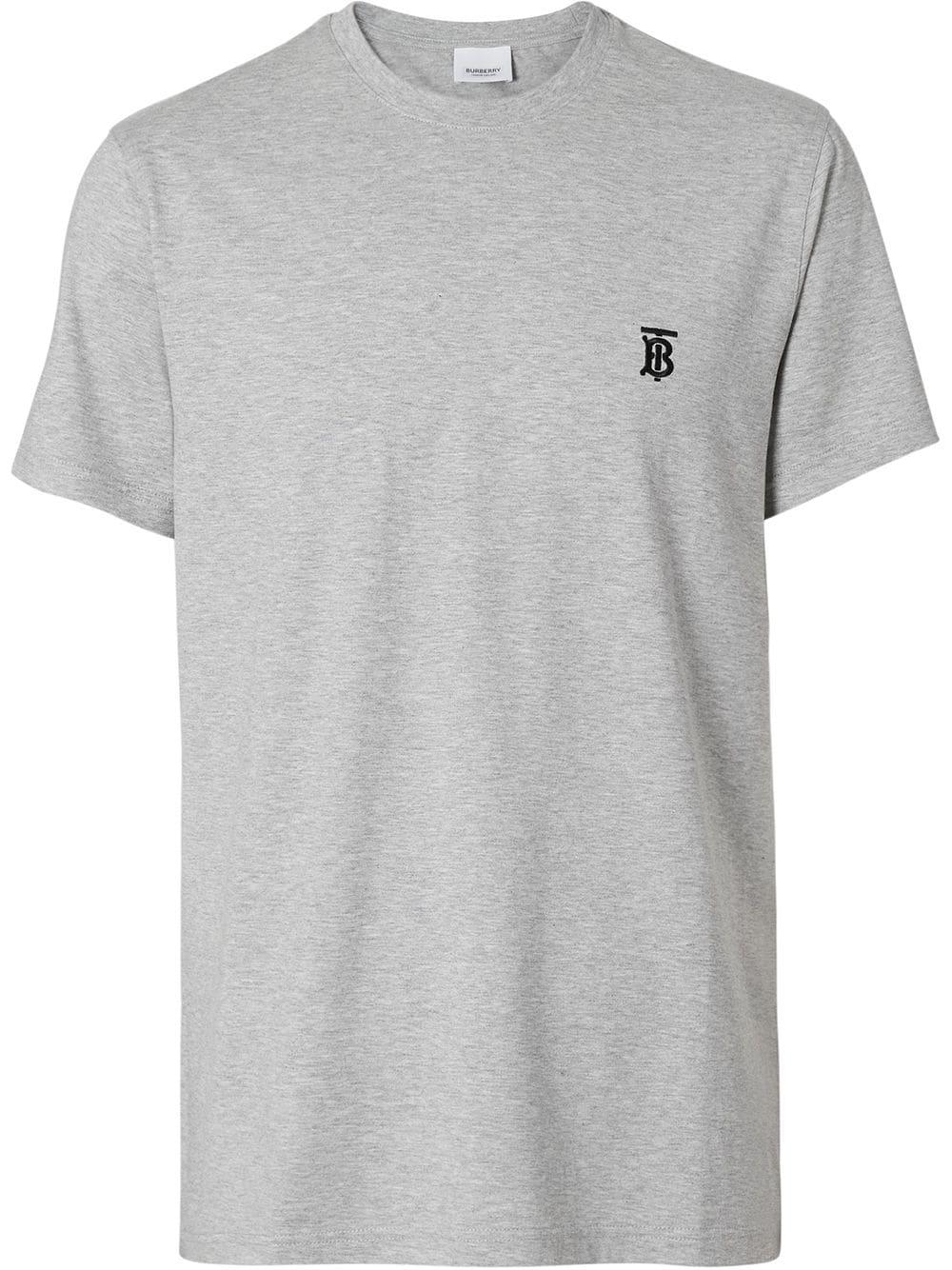 Burberry Monogram Motif Cotton T-shirt in Grey (Gray) for Men - Save 21