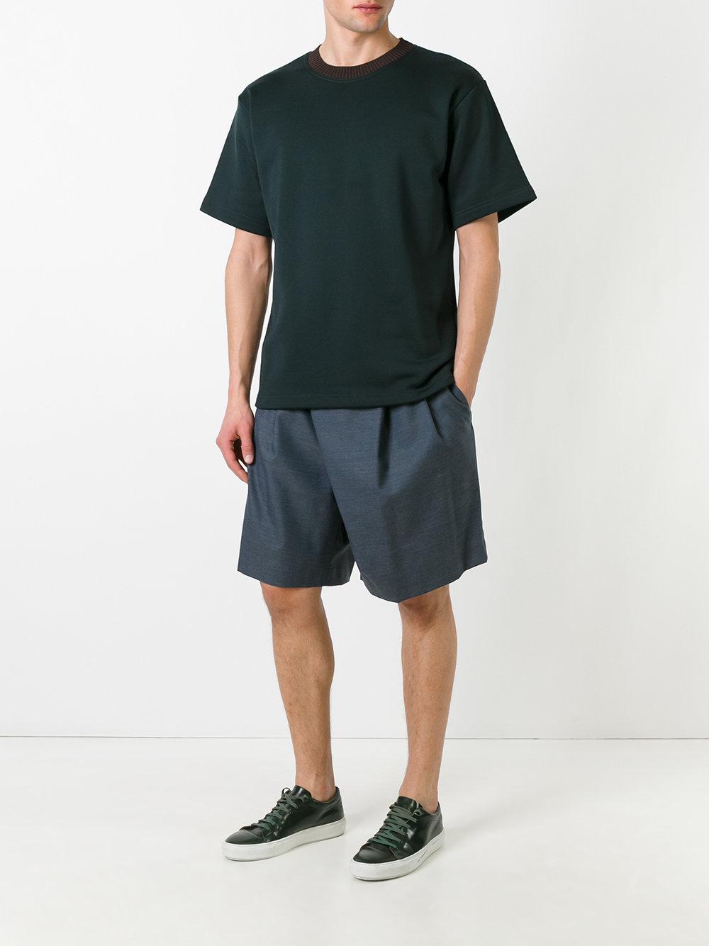 Lyst - Kolor Asymmetric Tailored Shorts in Gray for Men