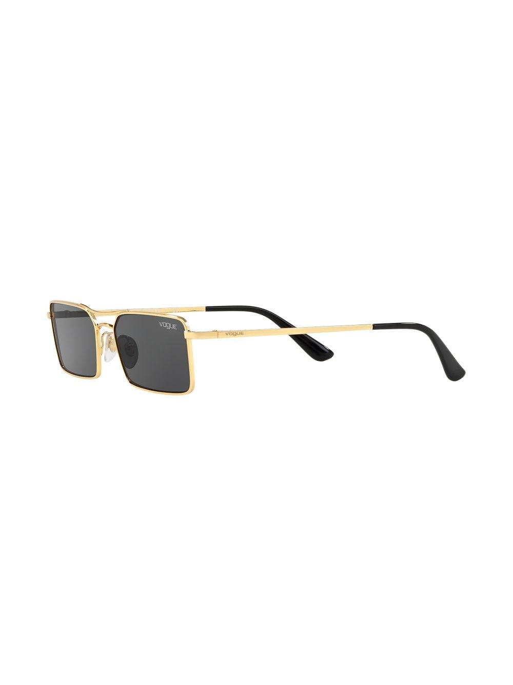 Vogue Eyewear Gigi Hadid Capsule Square Shaped Sunglasses in Metallic |  Lyst UK