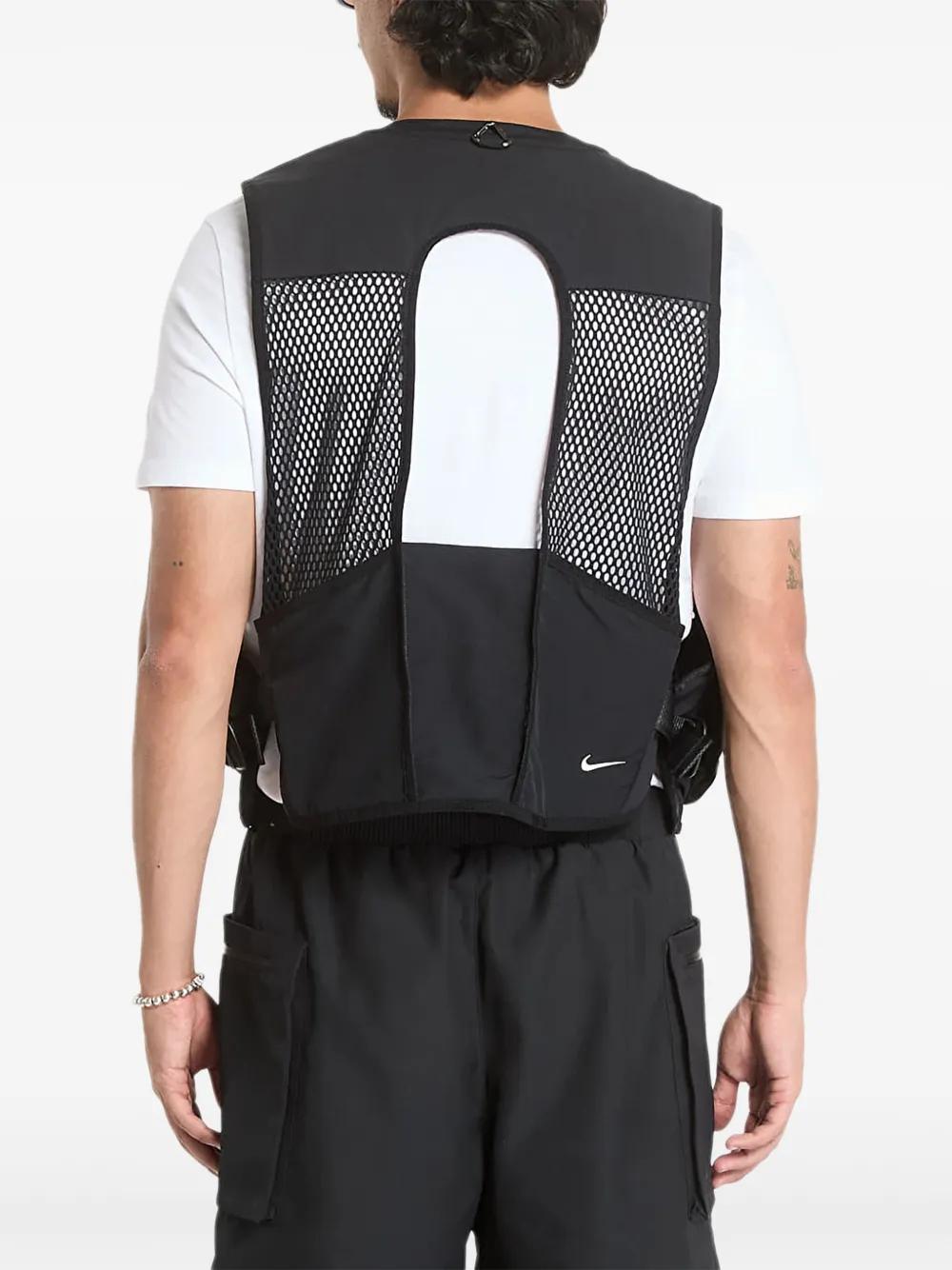 Nike Acg Buttles Mesh-Panelled Multi-Pocket Vest in Black | Lyst