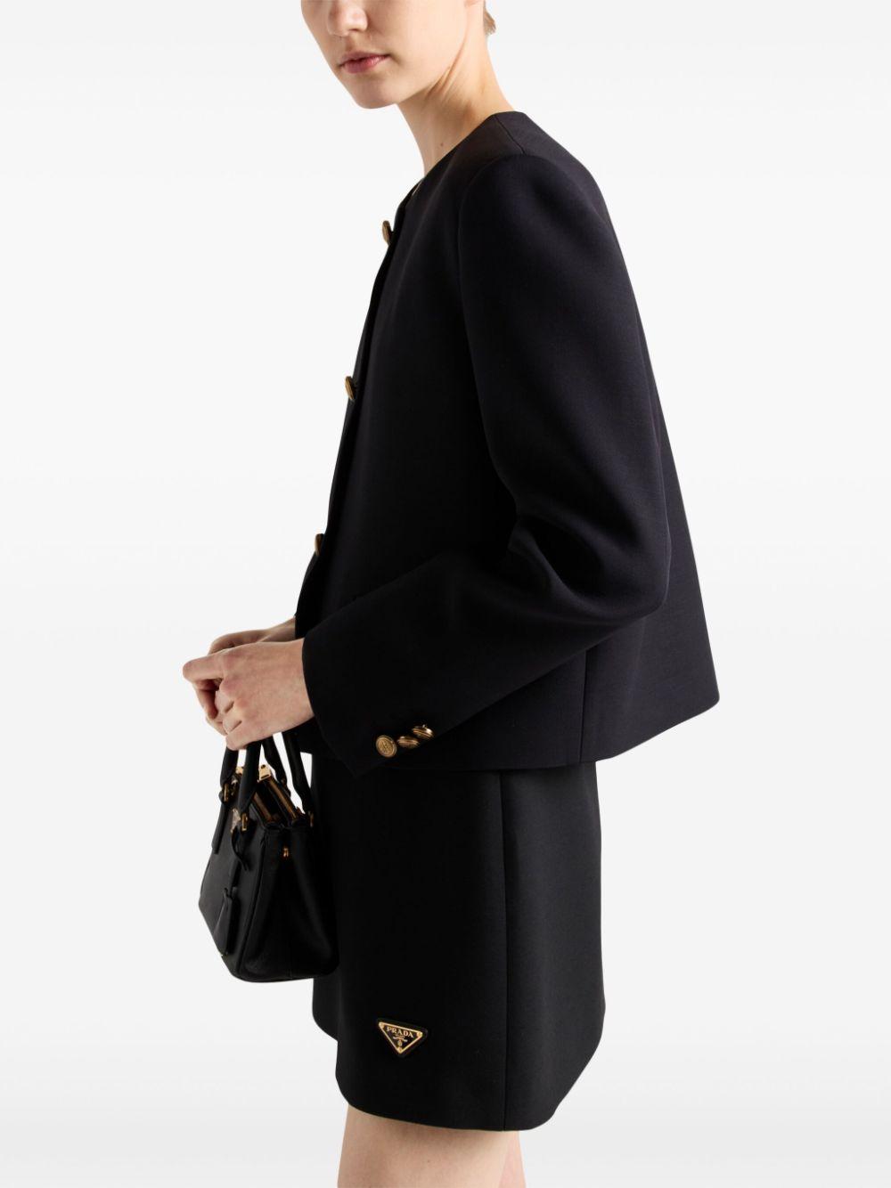 Prada レディース ブラック Tricotine スカート スカート