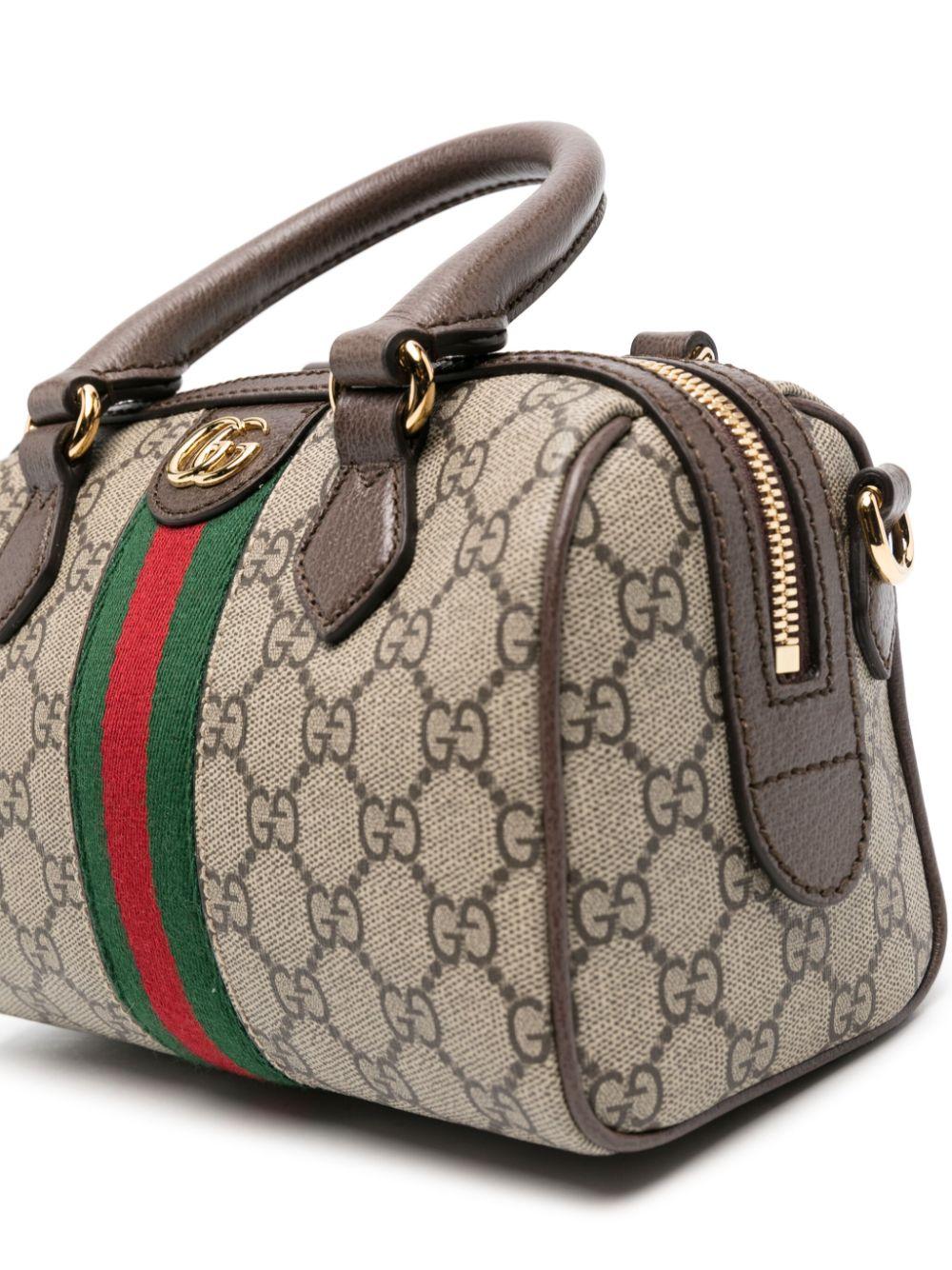Gucci レディース ブラウン オフィディア ハンドバッグ ミニ トートバッグ