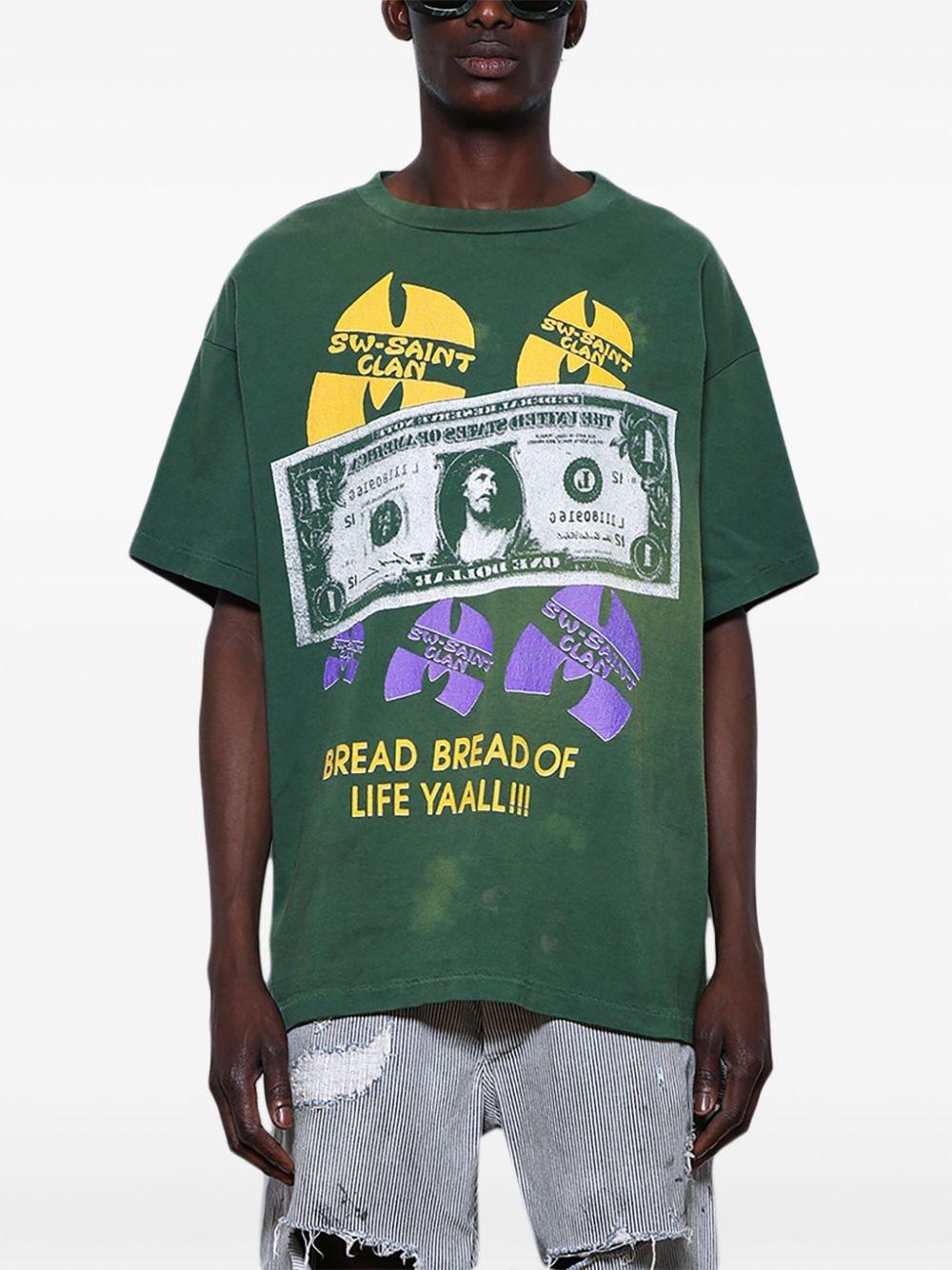 SAINT Mxxxxxx Sw-Saint Clan T-Shirt in Green for Men | Lyst