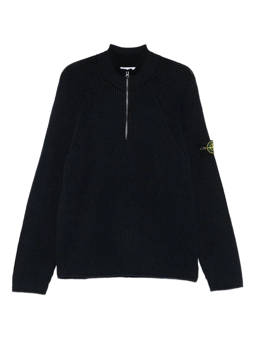 【希少】stone  zip knit sweater Men's Stone Island Zipped sweaters | Lyst