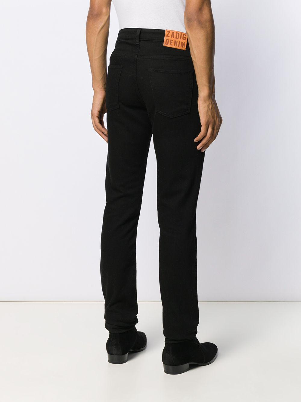 Zadig & Voltaire Denim David Slim Jeans in Black for Men - Lyst