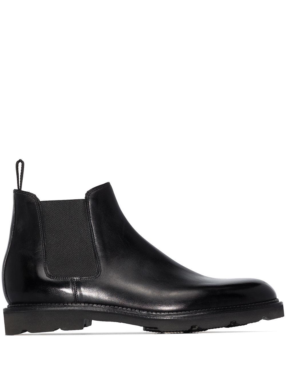 John Lobb Leather Lawry Chelsea Boots in Black for Men - Lyst