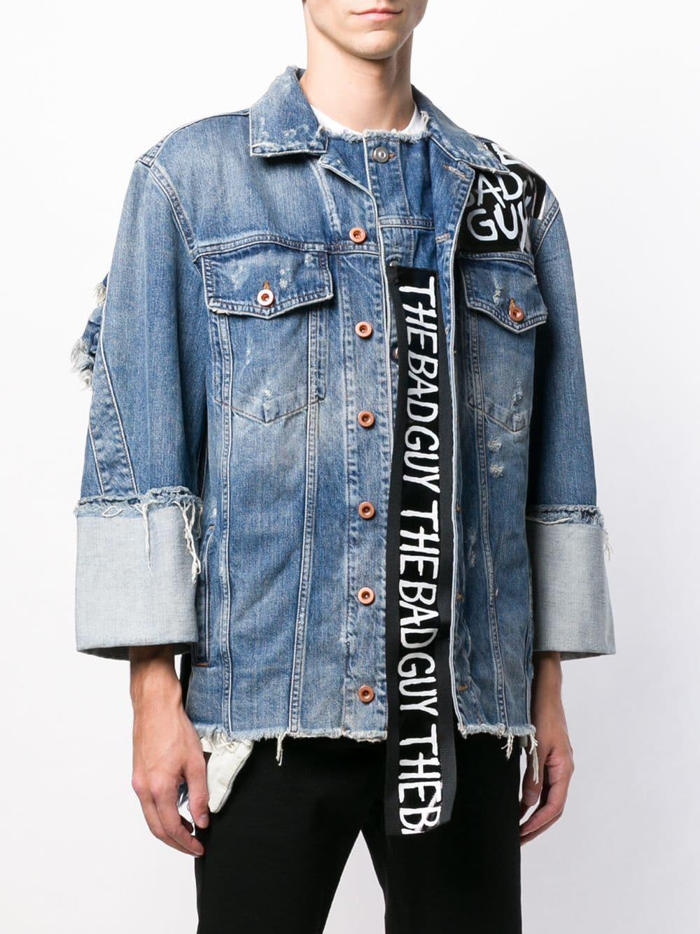 DIESEL Bad Guy Denim Jacket in Blue for Men | Lyst