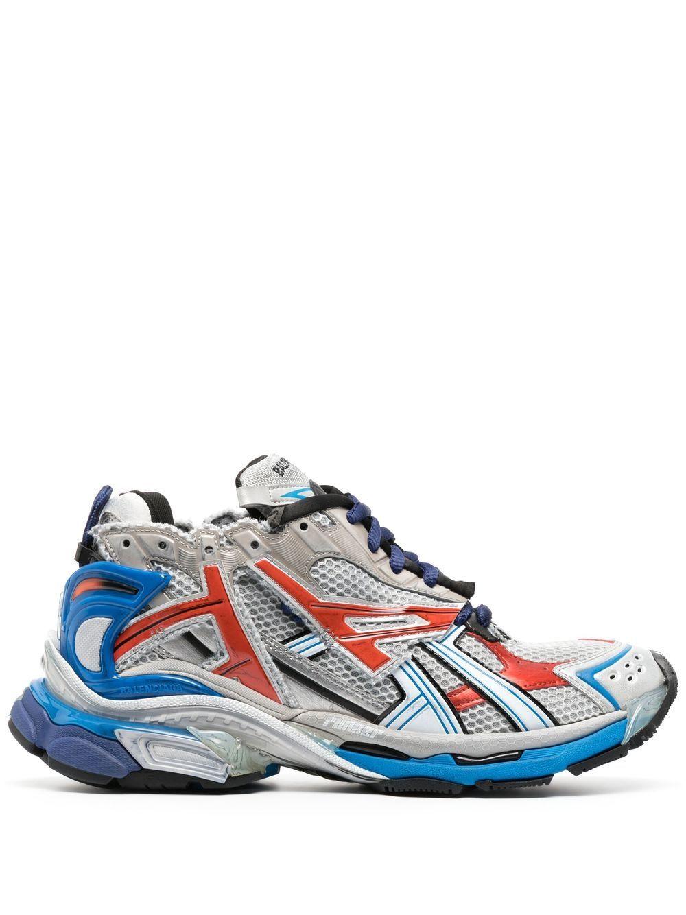 Balenciaga Runner Sneakers Met Vlakken in het Blauw voor heren | Lyst NL
