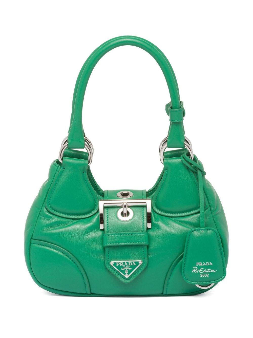 Prada Moon Padded Nappaleather Mini Bag in Green Lyst