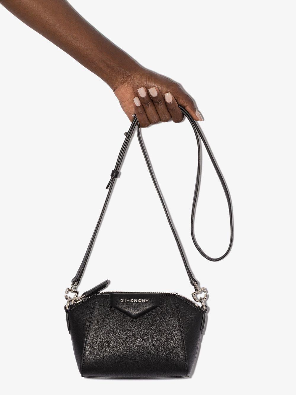 Givenchy Nano Antigona Mini Crossbody Leather Bag in Black | Lyst Australia