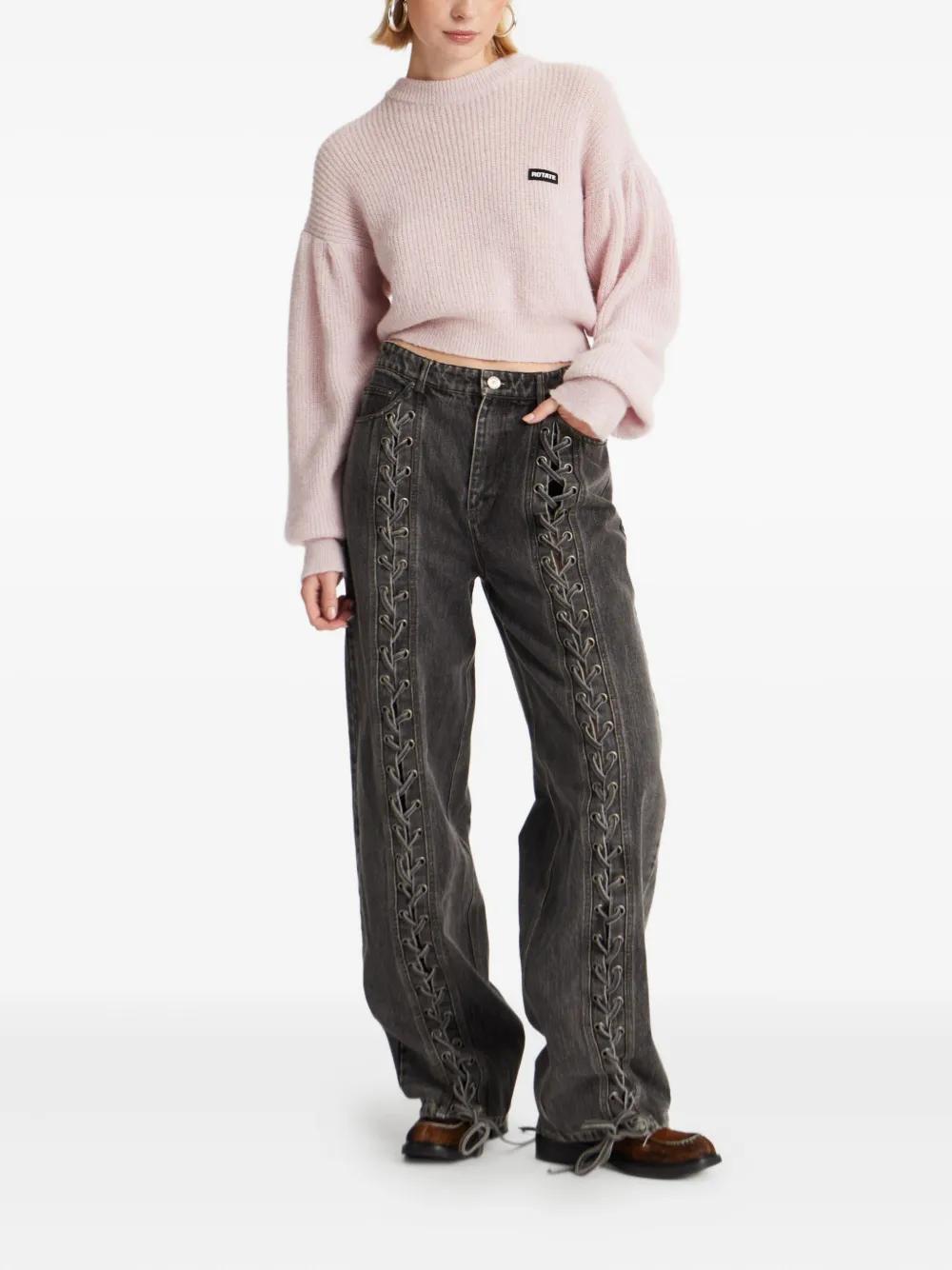 パンツ ROTATE STRAIGTH LEG PANTS ROTATE BIRGER CHRISTENSEN Straight-leg pants for Women