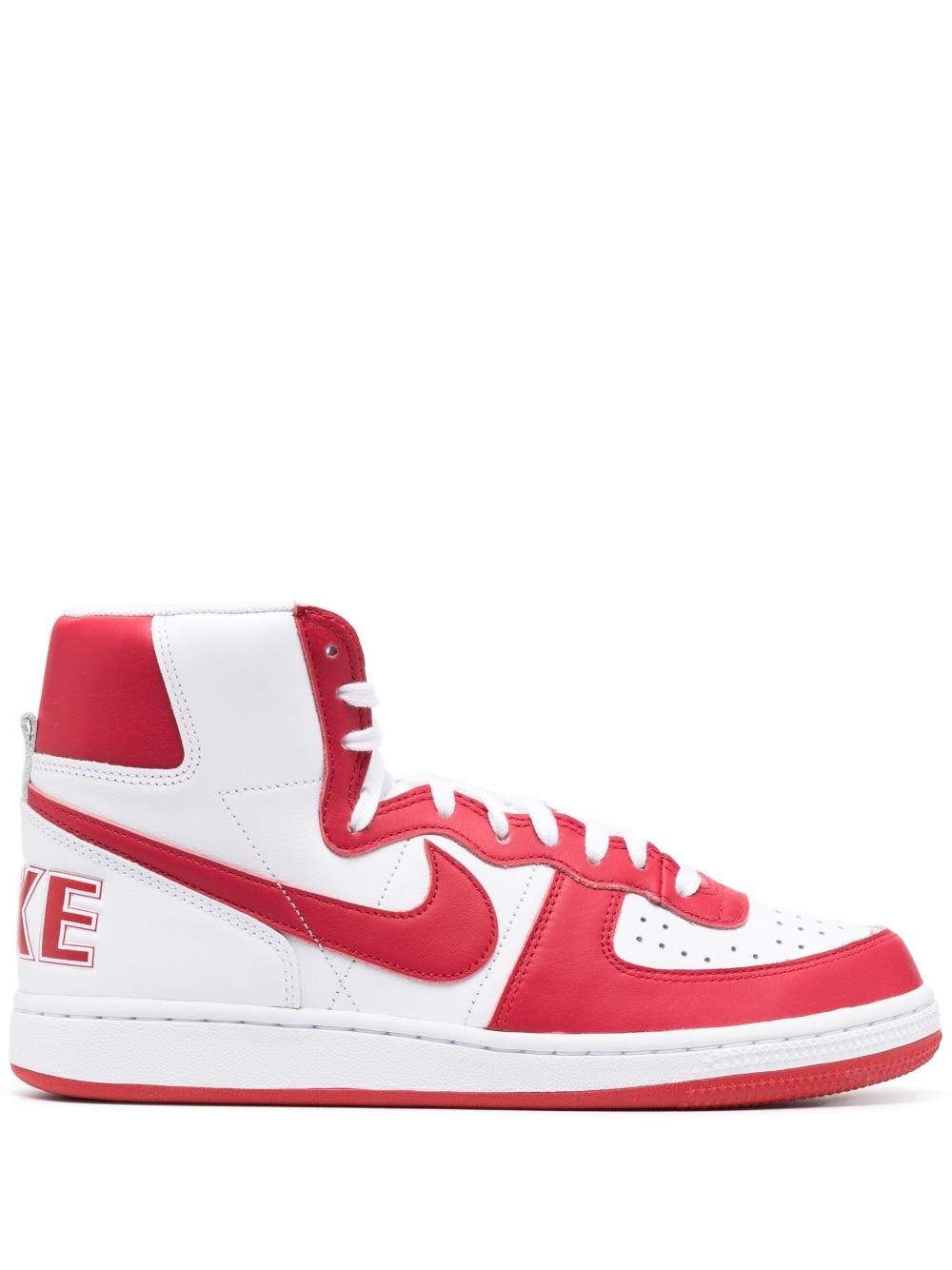 Nike Terminator High Leather Sneakers in Pink | Lyst