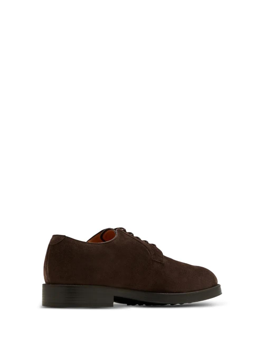 TOD\'S Tods Mens Brown Leather Lace Up Shoes Italy Oxfords Derby Derbies Size 8/9 20060923_50167848_322.jpg main image 2