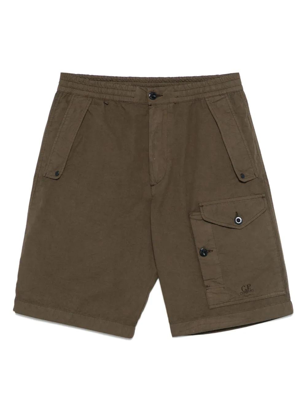 Company Cotton Cargo Shorts in Green for Men Lyst UK