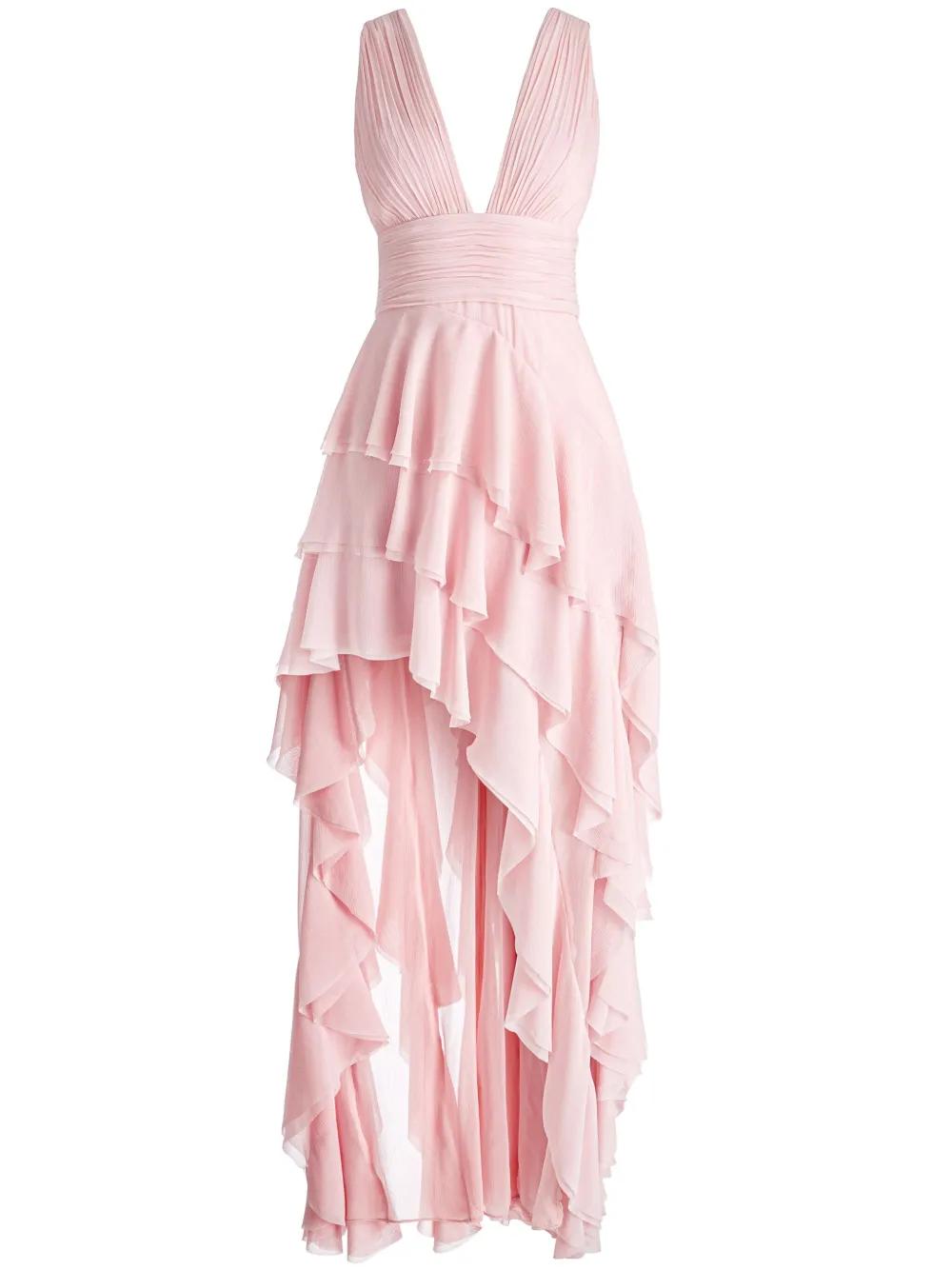 alice floral asymmetrical maxi dress Floral Ruffle A-line Maxi Dress in Sky Blue: S – Giana Rose Couture