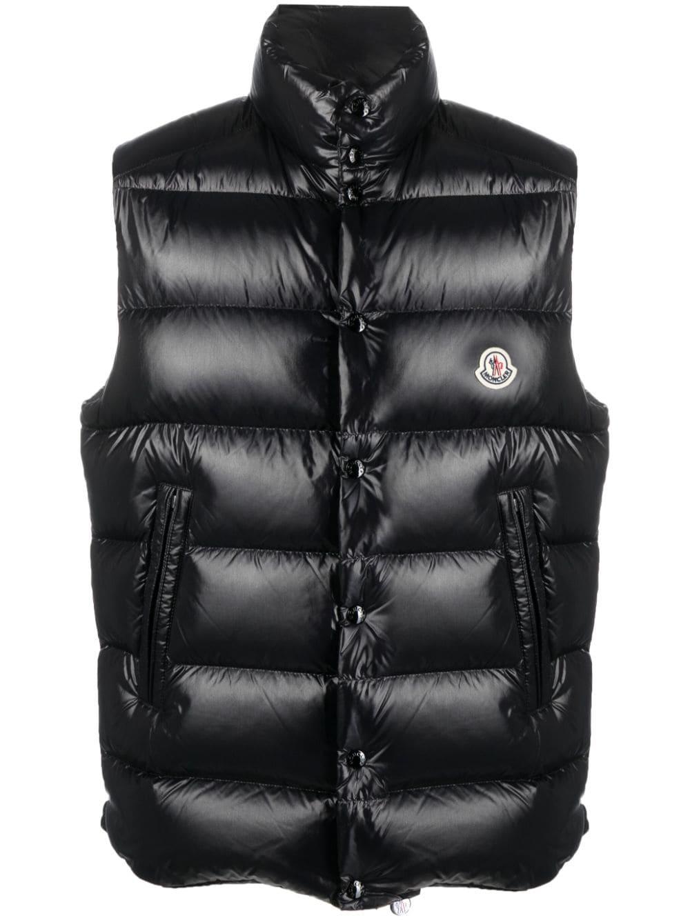Moncler Tibb Down Vest in Black for Men | Lyst