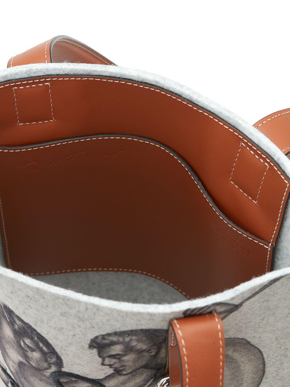 jw anderson tom of finland tote bolsa