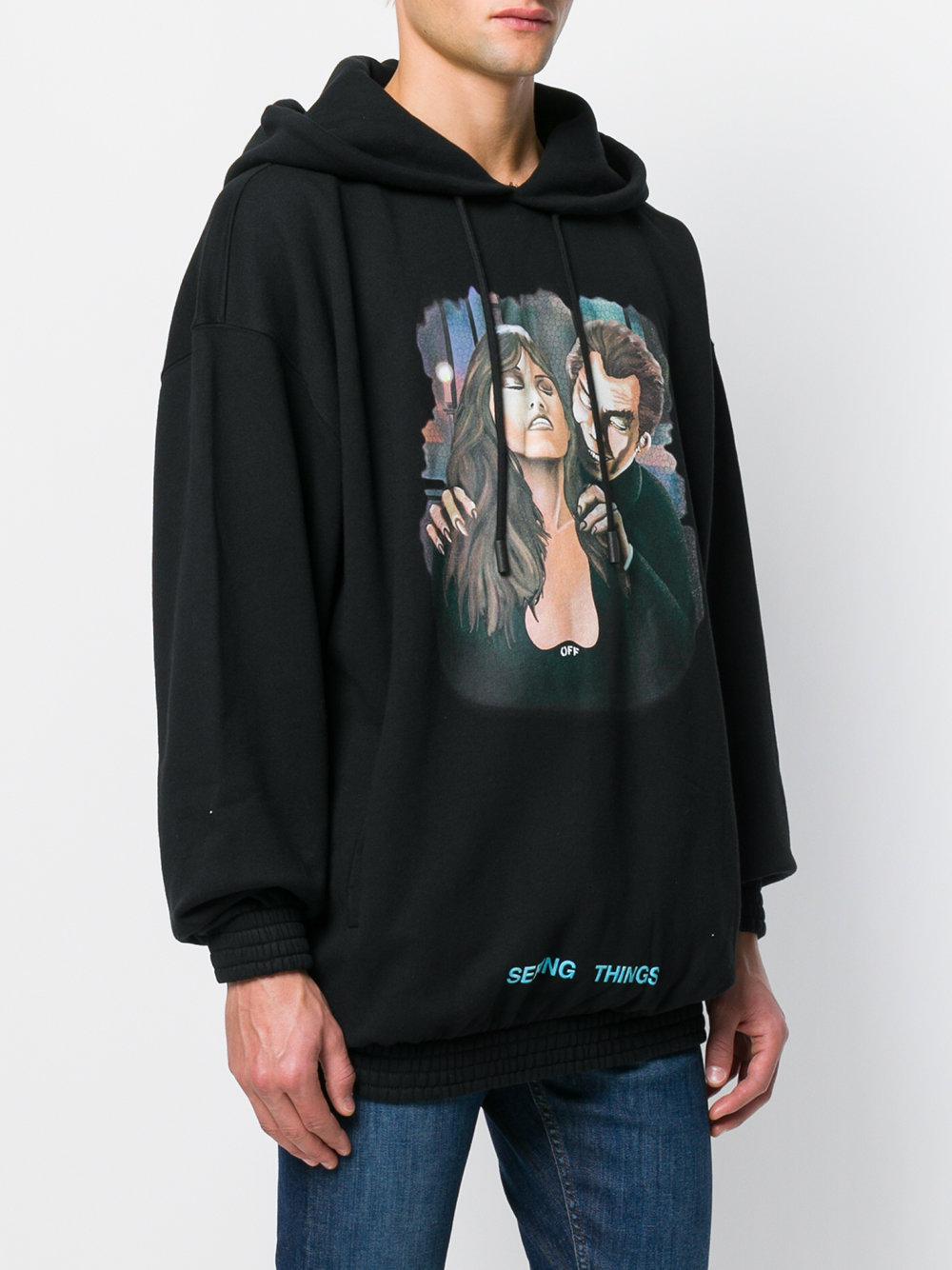 Off white vampire hoodie Clearance