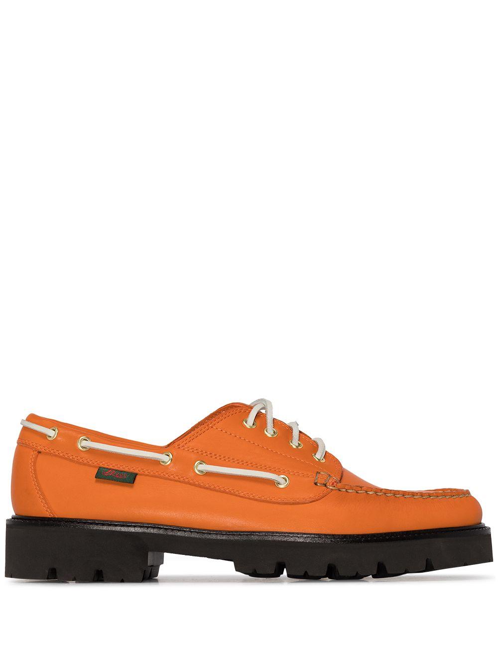 G.H. Bass & Co. Jetty Lug Boat Shoes in Orange for Men | Lyst