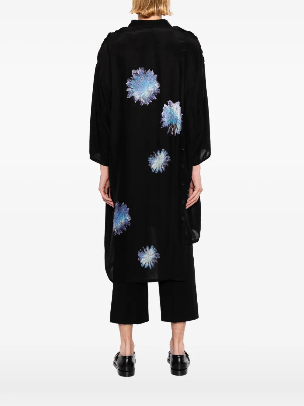Yohji Yamamoto Sea-Creature Printed Jacket in Black for Men | Lyst UK