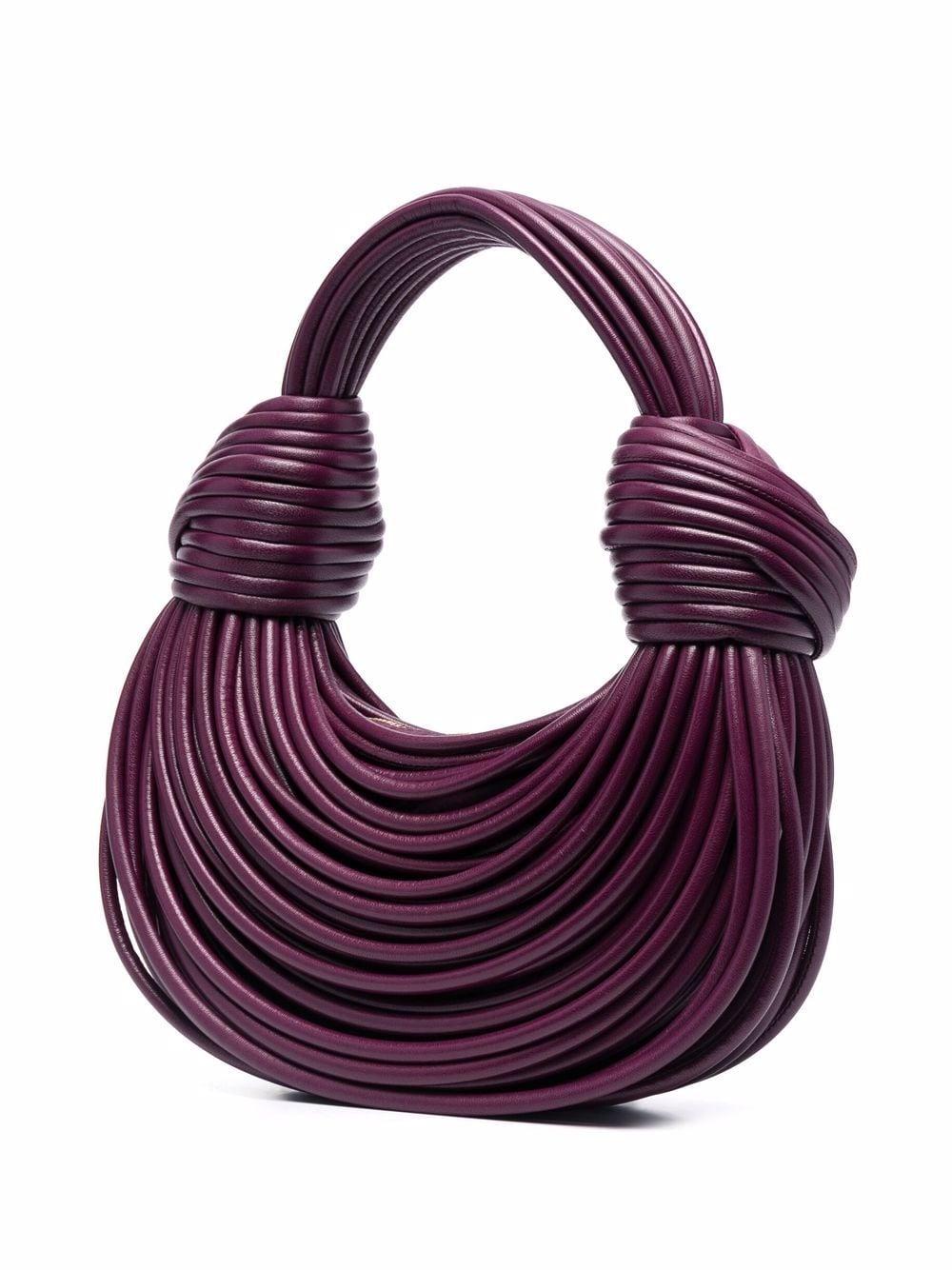 Bottega Veneta Pink Double Knot Leather clutch Bag