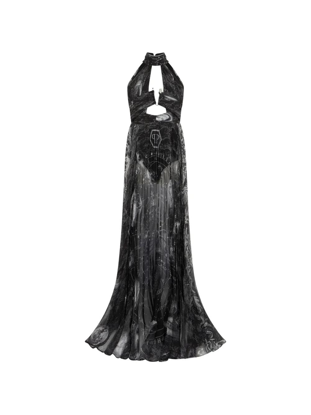 tie front black dress PHILIPP PLEIN - Hoodie sweatshirt Skull
