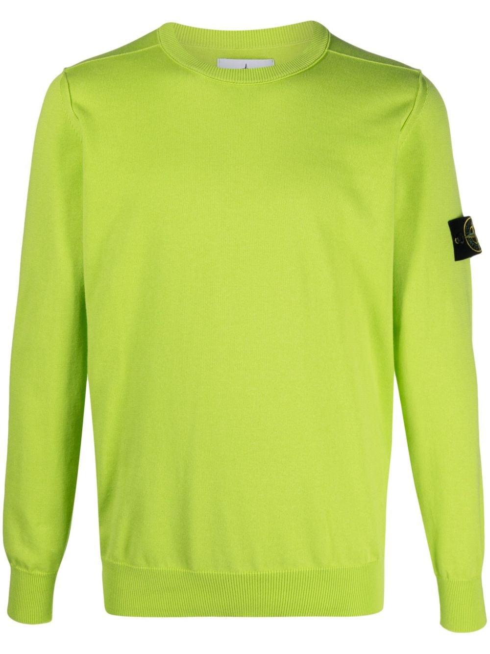 Stone island deals jumper green