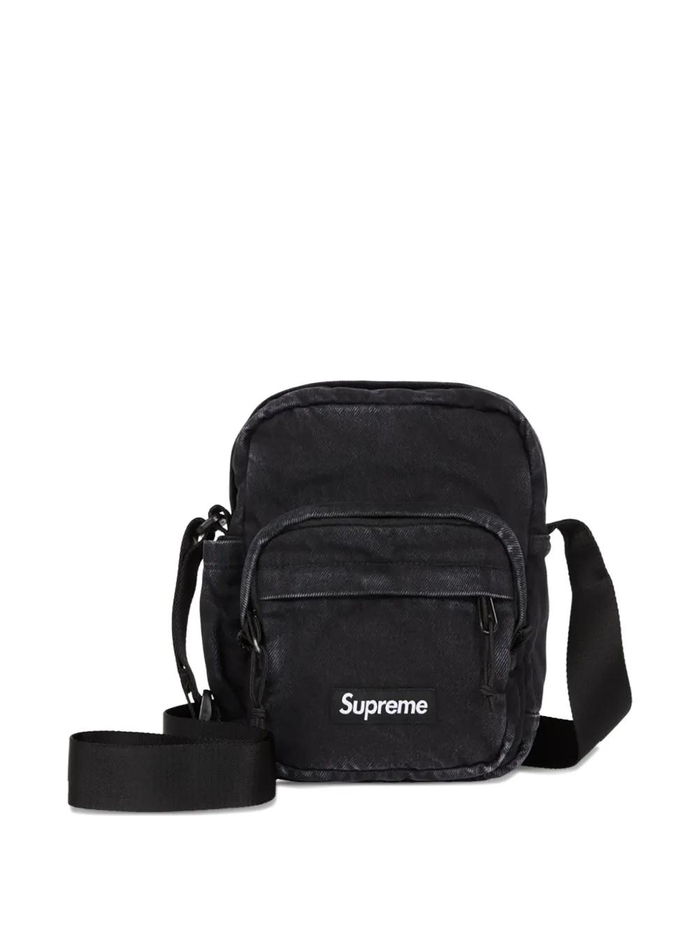 supreme Denim Shoulder Bag 黒 Supreme Denim Shoulder Bag Black - FW25 - US