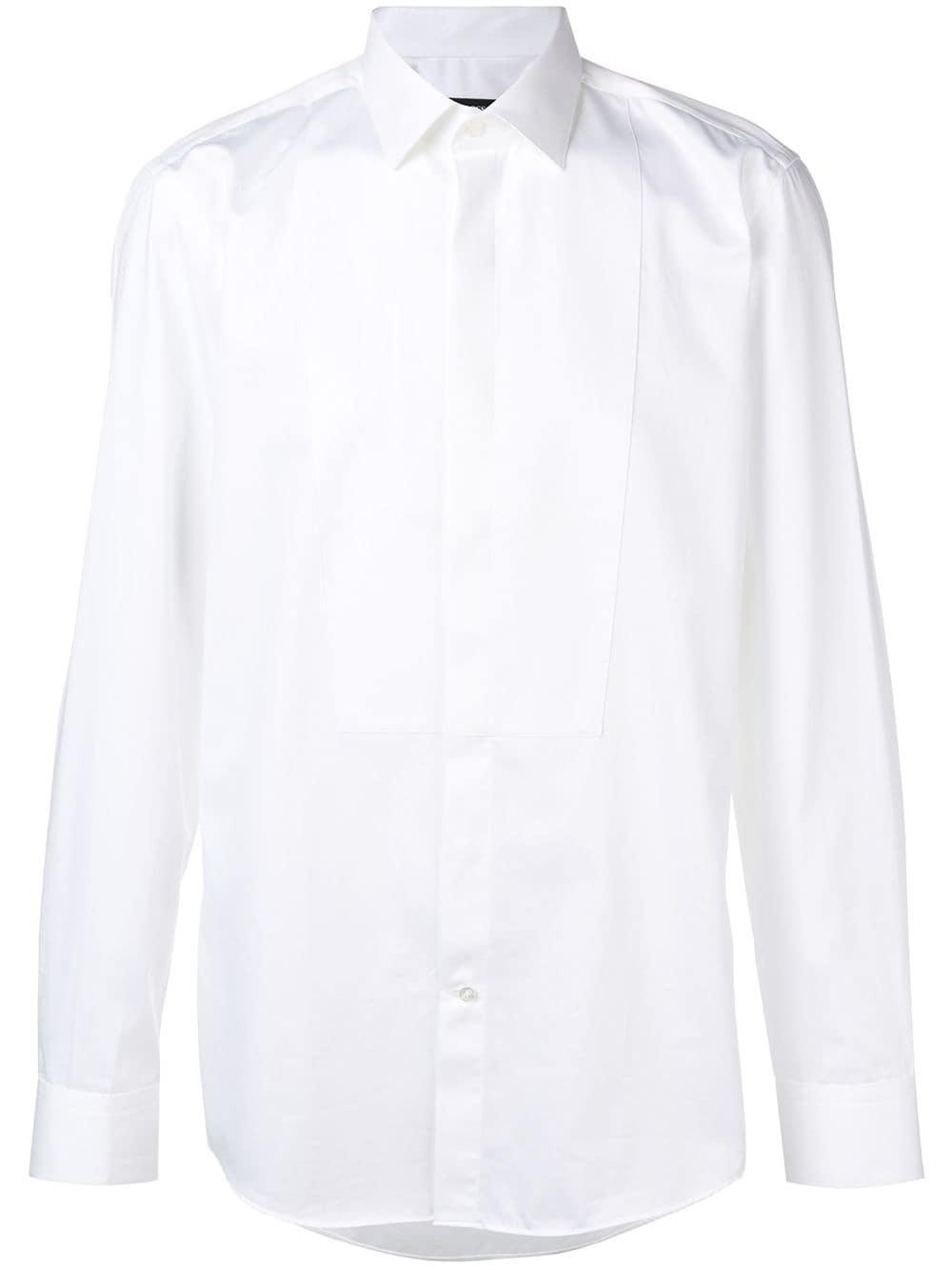 BOSS by HUGO BOSS Tuxedo Shirt in White 