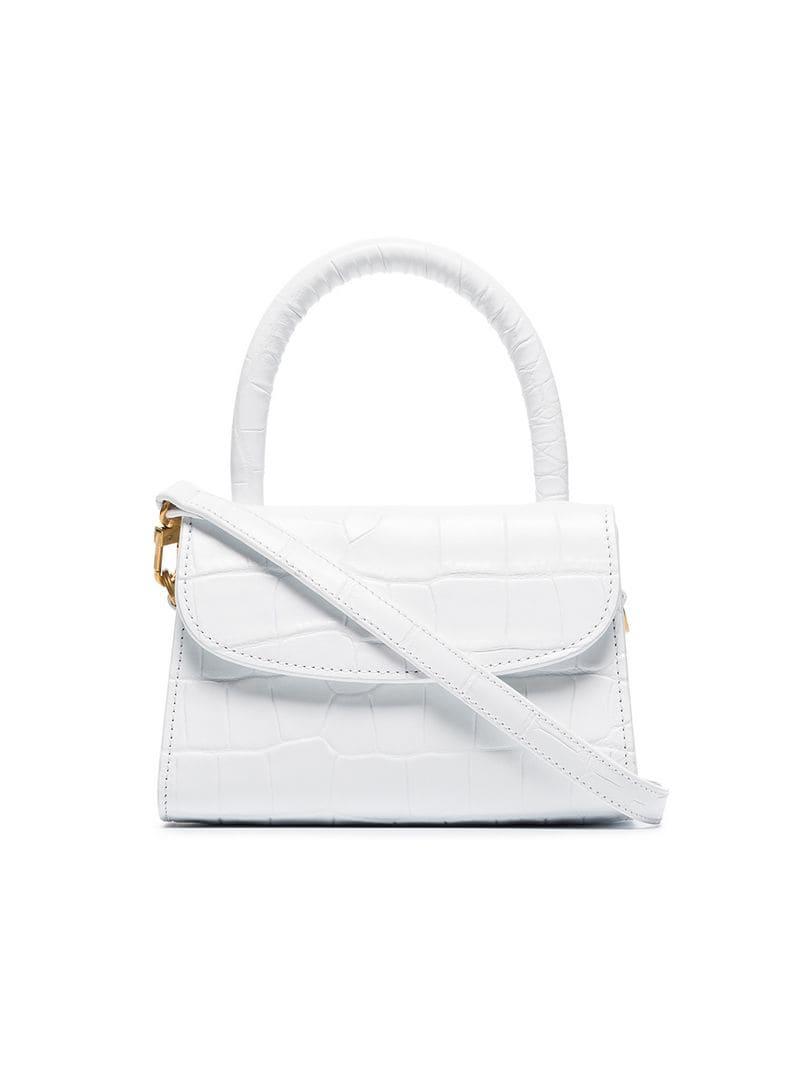 mock croc cross body bag